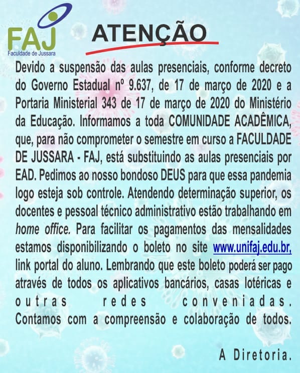 Aviso FAJ 