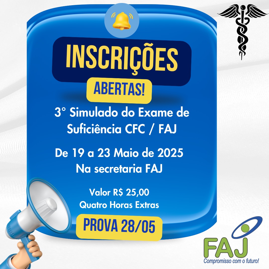 3 SIMULADO CFC FAJ 2025